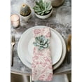 thumbnail image 3 of nqOlkjepod Abstract Spring Floral Cloth Napkins Set of 6 Reusable Dinner Napkins, Farmhouse Summer Botanical Cocktail Napkin Washable Table Napkins for Wedding/Holiday Party/Baby Shower 20"x20", 3 of 8