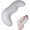Grey, variant on Body Pillows for Adults, Full Body Pillow for Side Sleepers, Long Body Pillow for Bed, Pea Pod Shape Long Pillow for Pregnancy Sleeping Full Body Support