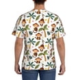 thumbnail image 2 of Rocae Monkeys Swinging from Palms for Men's Moisture-Wicking Crew Tee - T-Shirt for Sports, Outdoor Activities, and Casual Wear3X-Large, 2 of 9