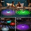 thumbnail image 6 of Xecessory Solar Pool Chlorine Floater with RGB Light, Remote Control Floating Pool Dispenser Holds 4 x 3in Tablets, Adjustable Release Floating Chlorinator for Hot Tub, Spa, 6 of 8