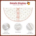 thumbnail image 3 of Xecao Rabbit And Carrot Pattern Christmas Tree Skirt Holiday Part Decorations for Christmas Tree, Farmhouse Christmas Decor Xmas Holiday Home Party Decorations-36", 3 of 6