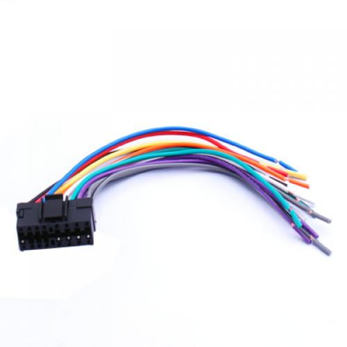 Stereo Radio Double DIN ISO Cable Harness Connector Adapter Cable for