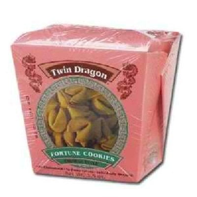 Hand Dipped Fortune Cookie - Twin Dragon Fortune Cookie