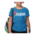 thumbnail image 3 of Playera Fan Army The Flash Talla 10 barry allen manga corta azul turquesa, 3 of 4