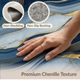 thumbnail image 6 of ODIKA 4'x6' Luxurious Textured Wave Design Washable Area Rug Non-Slip, Chair-Friendly, Flatwoven for Home Office, Under Desk, 6 of 7