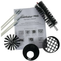 Linteater® Pro 10-piece Rotary Dryer Vent Cleaning System