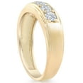 thumbnail image 3 of Pompeii 1 Ct Diamond Ring Mens High Polished Solid Yellow Gold Wedding Band Lab Grown, 3 of 6