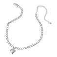 thumbnail image 2 of Punk Thick Chain Heart Pendant Necklace Trendy Clavicle Chain Statement Jewelry for Women Street Style Party Fashion Accessory, 2 of 2
