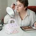 thumbnail image 2 of Neceser de viaje, organizador de maquillaje, bolsa de aseo portátil para mujeres y niñas, almacenamiento de accesorios de belleza, 2 of 2