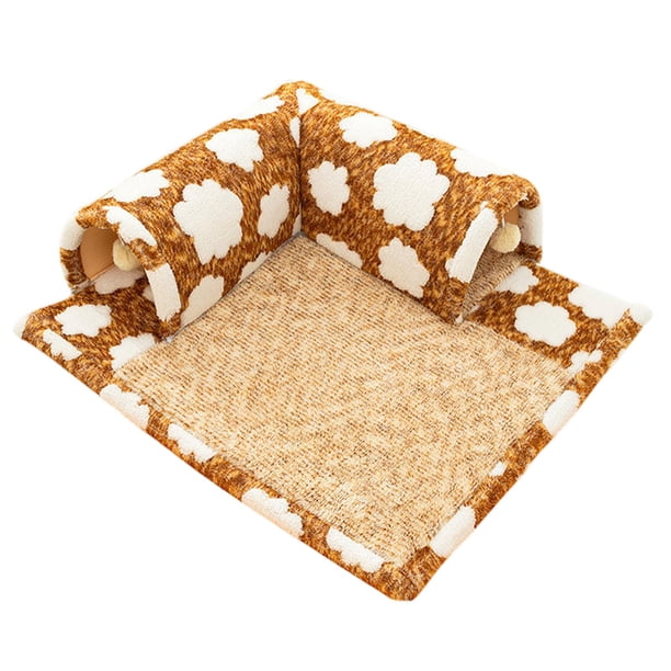 Túnel para Gatos Yuyangstore y Cama de Juguete con Pelota Talla M