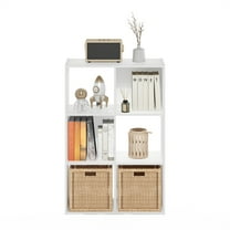 Furinno Pelli Cubic Storage Cabinet, 3x2, White