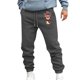 thumbnail image 1 of Pantalones largos para hombre, moda informal, estampados, con bolsillos, cintura elástica, pantalones largos, pantalones deportivos, pantalones de poliéster para hombre., 1 of 4