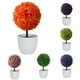 thumbnail image 4 of Adorno artificial en maceta con forma de bola de moda, topiario, planta falsa, bonsái, planta falsa, decoración del hogar, 4 of 7