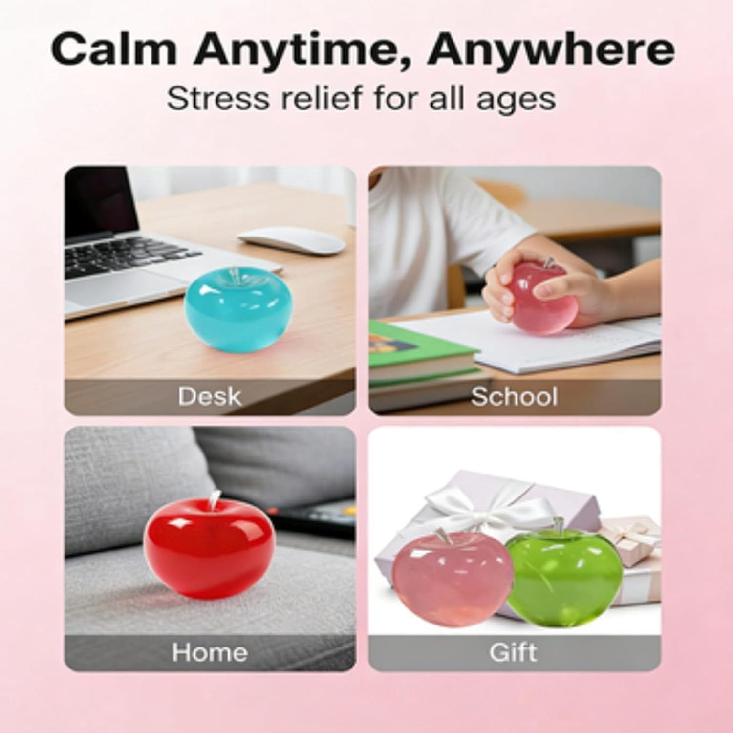 Red Apple Squishy,Slow Rising Squishing,Apple Squishies Stress