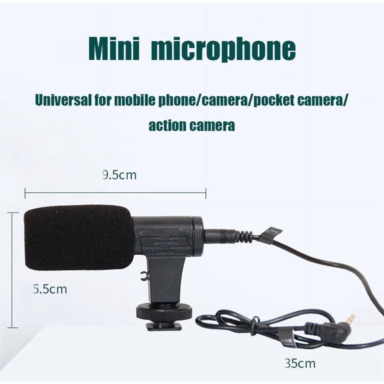 Kit Vlog Per Smartphone ZGCINE – Microfono, Luce LED, Clip E Treppiede – Per Video Live
