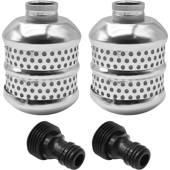 2 Pack Bubbler Sprinkler Head, 3/4 Inch Internal Thread Rustproof Aluminum Diffuser Flood Nozzle for Yard, Vegetable Garden Plants, Gentle Watering Soaker , Ideal for Shrubs and Flowers