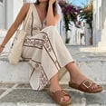 thumbnail image 6 of Cushionaire Leeds Sandals for Women, Slip On Big Buckle Slide Womens Sandals with Memory Foam Footbed, Comfortable Summer Footwear, 6 of 26