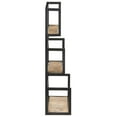 thumbnail image 2 of vidaXL Wall Shelf 60x20x85 cm Rough Mango Wood, 2 of 5