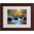 thumbnail image 2 of Trademark Fine Art "Zion Autumn" Matted Framed Art by Pierre Leclerc, 2 of 2