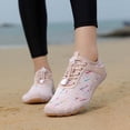 thumbnail image 4 of Barefoot Shoes for Women Men - Unisex Wide Toe Box Water Shoes Breathable Zero Drop Non- Hiking Footwear for Running Walking Yoga Gym Water Sports Athletic(Khaki/42), 4 of 8