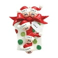 thumbnail image 4 of Personalized Family of 5 Christmas Ornament 2024 - Our First Christmas Together Ornament Present Box, 4 of 10