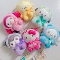 thumbnail image 2 of Llaveros de peluche Sanrio, accesorios de decoración del hogar, muñeca de algodón Pp, regalos para niñaAmarillo fluorescenteabout 12cm Fivean Toy model, 2 of 2