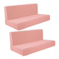 thumbnail image 5 of funtasica 2Pcs RV Seat Covers Camper Cushion Covers Easy Fitted Comfort Camper Cushion Slipcovers Sofa Furniture Protector for Trailers pink, 5 of 8