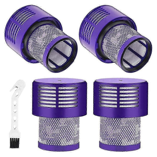 4PCS Filter Replacement for Cyclone V10 Series,V10 Animal,SV12,Cordless Stick Vacuum Part No.969082-