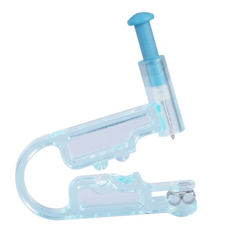 Yosoo 2PCS/Set Disposable Aseptic Ear Piercing Gun Tool With Alcohol Prep Pads,Ear Piercing Gun, Disposable Ear