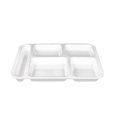 thumbnail image 1 of Binwennn Heat Imitation Porcelain Compartment Fast Food Trays Specifically Designed For School And Unit Canteens Commercial Grade Tableware round Kitchen Tables Set Plate Mat Set Christmas Dinning, 1 of 4