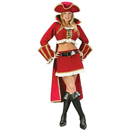 Sexy Captain Blackheart Pirate Lady Women's Costume