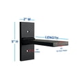 thumbnail image 2 of Heavy Duty Floating Bracket, Forward Facing Shelf Bracket, Sold Individually, Handmade in USA (7"), 2 of 4