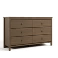 thumbnail image 3 of Storkcraft Alpine 6 Drawer Nursery Double Dresser, Hazelnut, 3 of 14