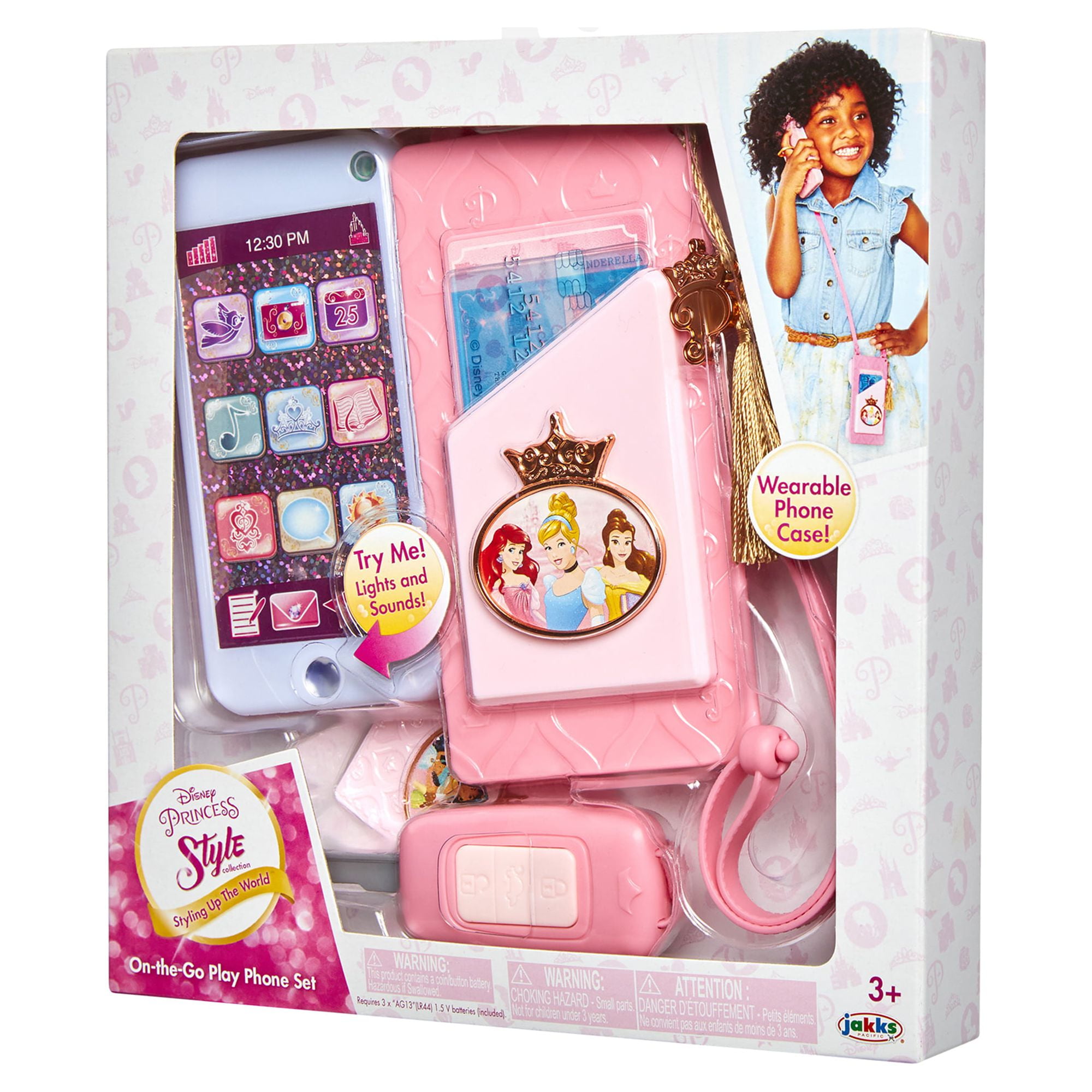 Disney Princess Style Collection On-The-Go Play Phone Set