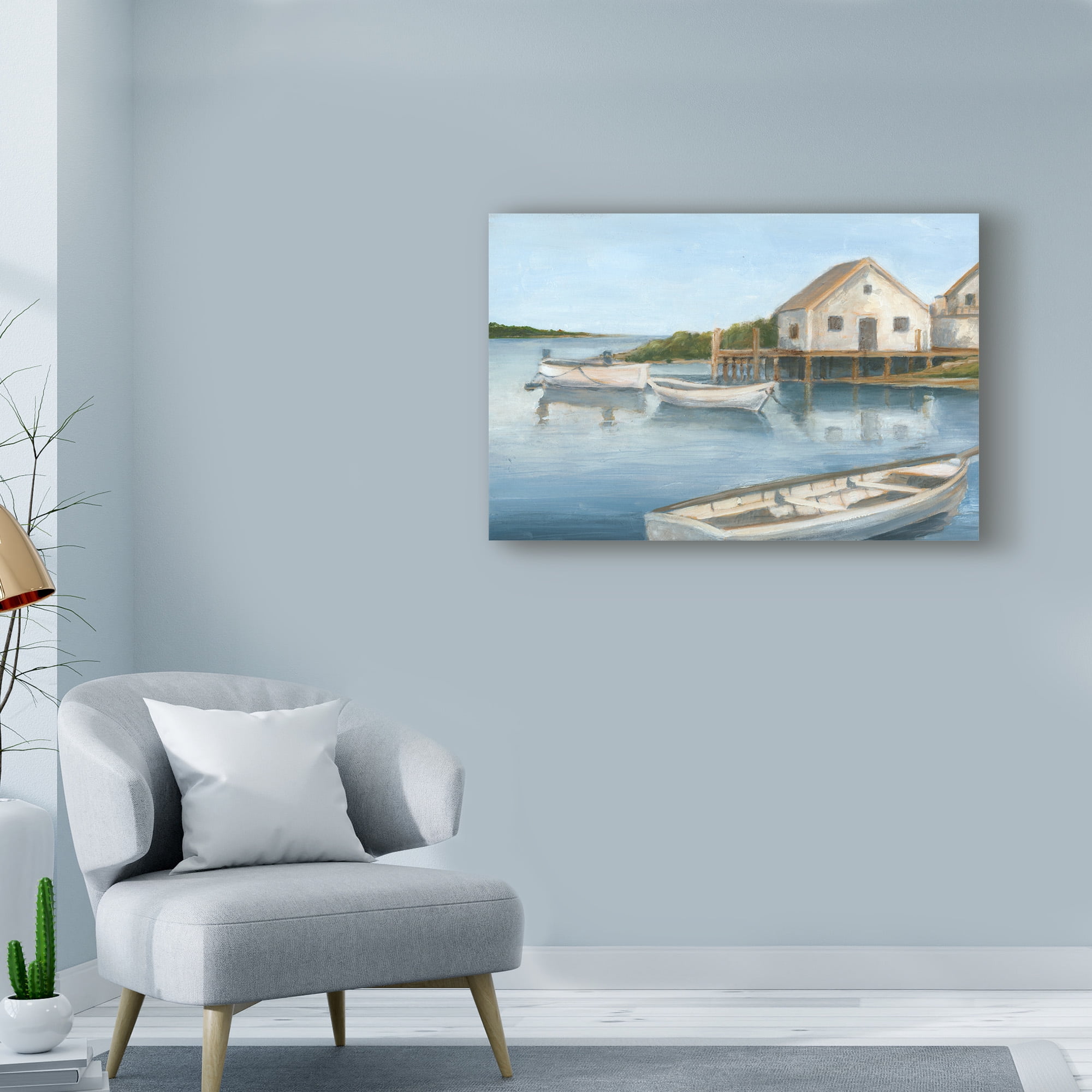 Trademark Fine Art 'Tranquil Waters II' Canvas Art by Ethan Harper
