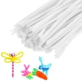 thumbnail image 1 of Uxcell 100-Pack Limpiapipas para Manualidades, 11.8" Varillas de Chenille para Arte/Festivales Ramo/Manualidades/Christmas/Proyectos DIY [Blanco], 1 of 7
