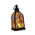 thumbnail image 1 of Farol Vintage Lámpara de Decoración Linterna Portátil Luz Temática Material PP Fácil de Usar Función Reutilizable Adecuada para Fiestas de Halloween D Cráneo, 1 of 9