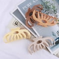 thumbnail image 4 of 8Pcs Large Hair Clips,Strong Hold Matte Hair Claw Clips for Thick Hair Thin Hair Long Hair,Vintage Nonslip Jaw Clips,4 Acrylic Hair Clamps,4 Rectangle Claw Clips for Women & Girls, 4 of 5