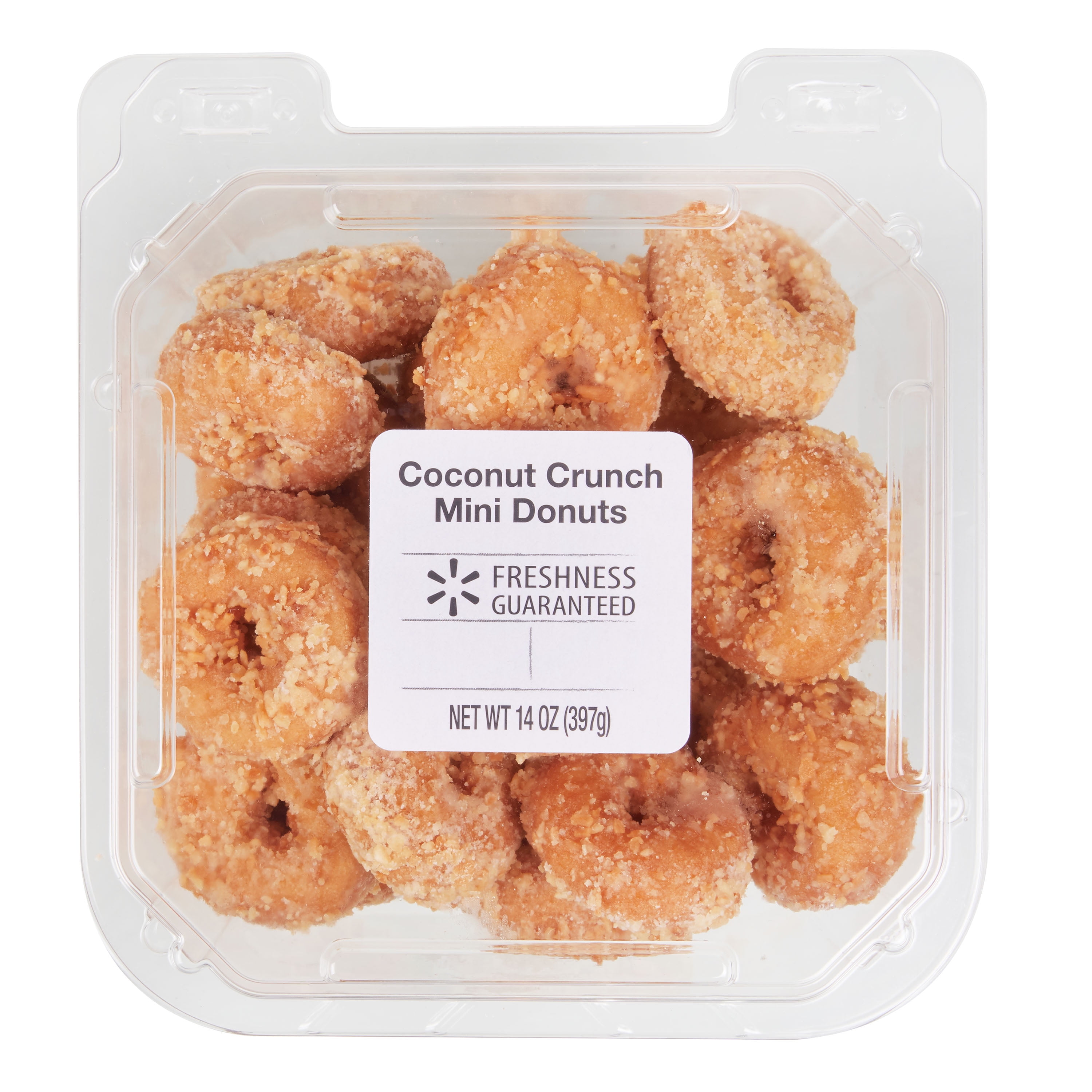 Freshness Guaranteed Coconut Crunch Mini Donuts 14 Oz 16 Count Walmart Com Freshness Guaranteed Coconut Crunch Mini Donuts 14 Oz 16 Count Walmart Com