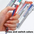 thumbnail image 3 of Multicolor Pens, Shuttle Art 23 Pack 6-in-1 0.7mm Retractable Ballpoint Pens for Office, 3 of 5