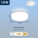 thumbnail image 3 of Lámpara de techo LED UFO ultradelgada y ultrabrillante de 50 W, 30 W, 20 W y 15 W, iluminación moderna para dormitorio, cocina, 220 V, 3 of 5