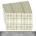 thumbnail image 5 of CounterArt "Farmhouse Fall Plaid" 24-Sheet Premium Paper Placemats, 5 of 6