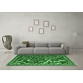 thumbnail image 3 of Ahgly Company Indoor Round Animal Emerald Green Traditional Area Rugs, 3' Round, 3 of 4