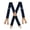 Navy, variant on CTM Non-Elasticized Button End Work Suspenders (Men Big & Tall)