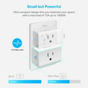 TP-Link Kasa Smart EP10P2 - Kasa Smart Plug Ultra Mini 15A - 2-Pack