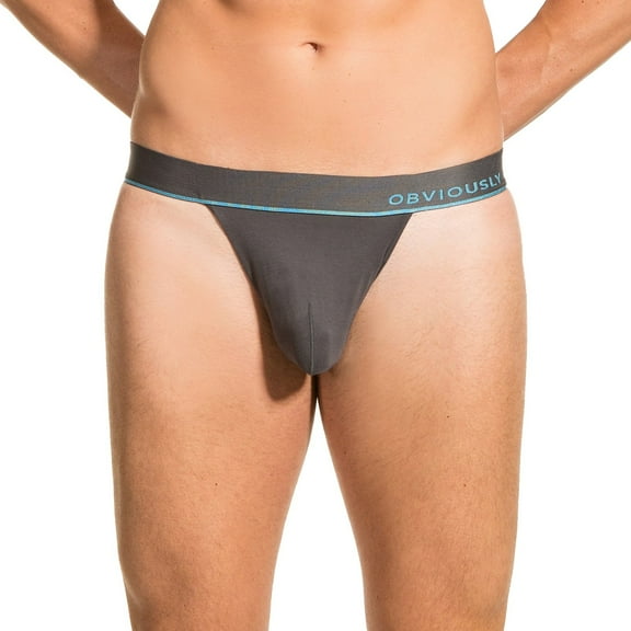Men's Obviously A07 PrimeMan AnatoMAX Jockstrap (Titanium S)