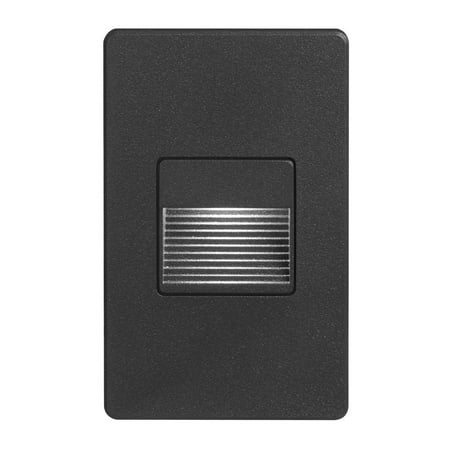 

Dainolite Black Rectangle Indoor/Out 3W LED Wall Light