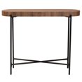 thumbnail image 2 of Baxton Studio Table Console Industrielle Moderne en Bois Finition Noyer Brun et Métal Noir, 2 of 5
