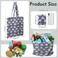 thumbnail image 4 of Cat Lover Gift Tote – Adorable Cat-Themed Print Canvas Bag, 4 of 6