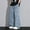 B_ Blue, variant on YLSDY Men's Vintage Washed Wide Leg Jeans, Stitched Details & Elastic Waist Drawstring, Retro Denim Trousers for Men Black XXXXL